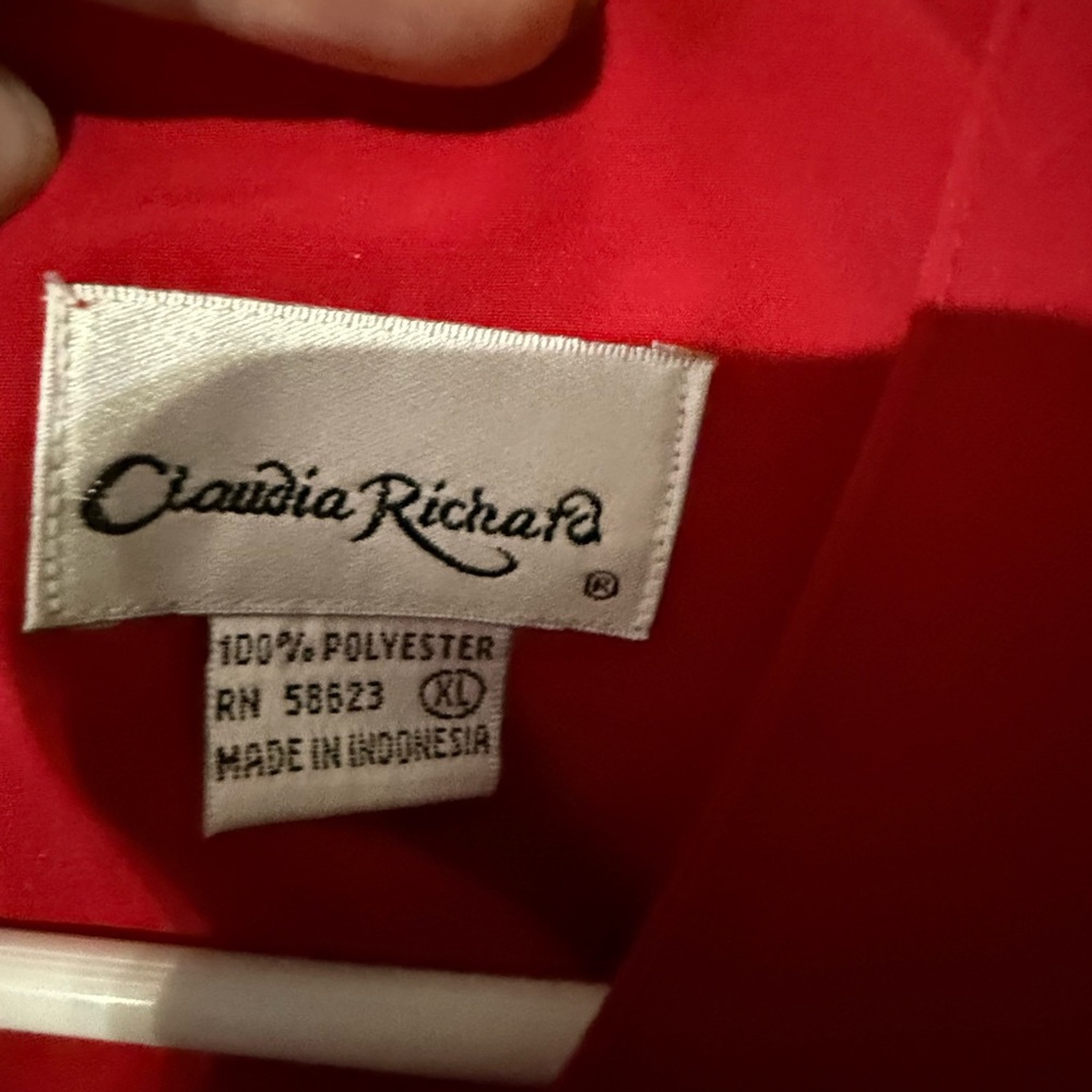 Women’s lightweight top- red - size XL - Picture 2 of 3